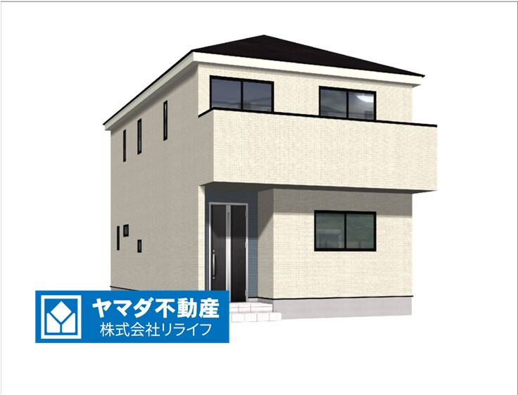 クワイエ　大垣市綾野町第１　全２区画分譲の外観|■１号棟
■YAMADA電機の　ヤマダ不動産　株式会社リライフ　大垣店■
耐震性能・制震性能を備えたおうち！
震度７の揺れに鍛えられた、建築基準法の1.5倍の壁量と制振装置（SAFE365）を完備