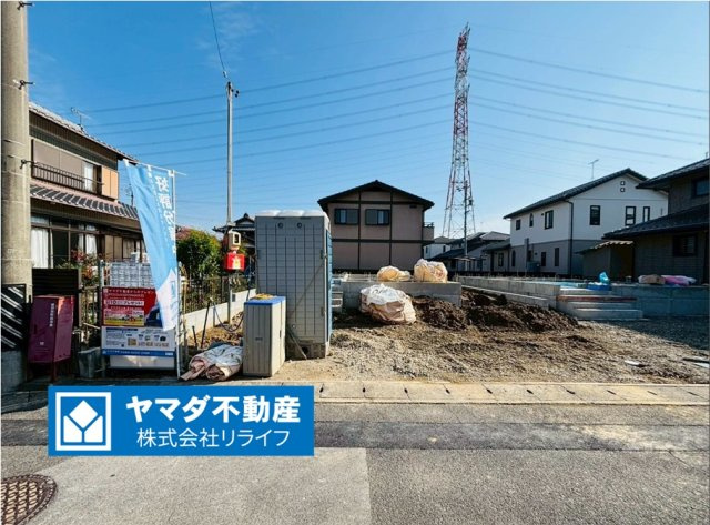 クワイエ　大垣市綾野町第１　全２区画分譲の外観|「現地（2025年11月4日）撮影」　
■外観写真　
■ヤマダ不動産　株式会社リライフ　