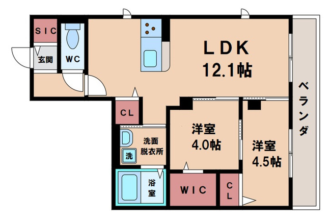 【間取り】 | ハイムメゾン長居公園通