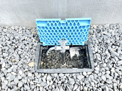 【構造・工法・仕様】 | 新築分譲住宅　山形市東青田　第3　全3棟 | ホースを繋げて水撒きや車の洗浄、アウトドアでの使用が便利に行えます。防水設計で耐久性も高く、使用しない時は簡単に水を止められるので安心です。