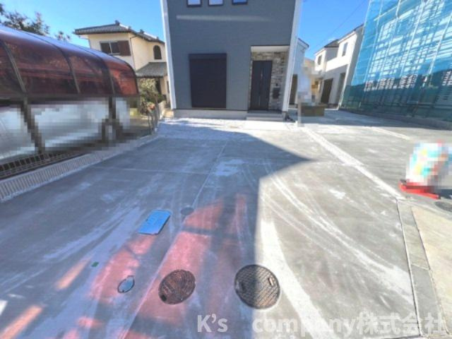 茅ヶ崎市旭が丘　新築戸建　3号棟の駐車場|駐車スペース2台付き☆