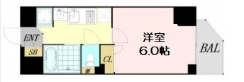 【間取り】 | プレサンス中之島公園グラシア