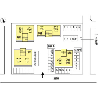 【区画図】 | サンパティーク C棟