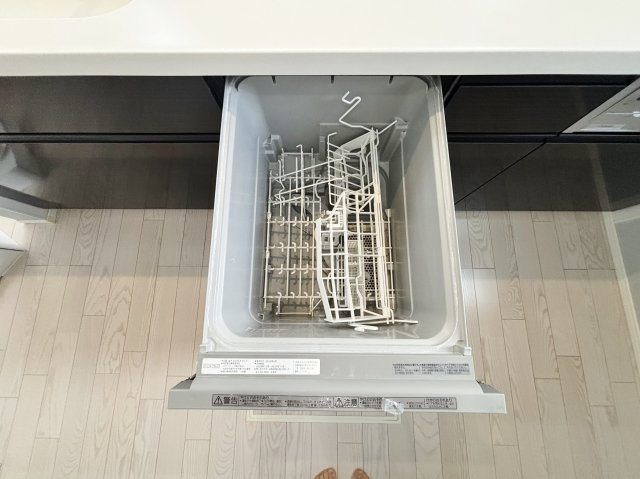 和光市白子3丁目のキッチン|食後の片づけに便利な食器洗乾燥機