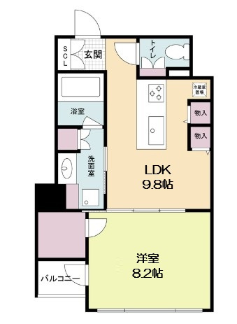 【間取り】 | RIDGE北堀江