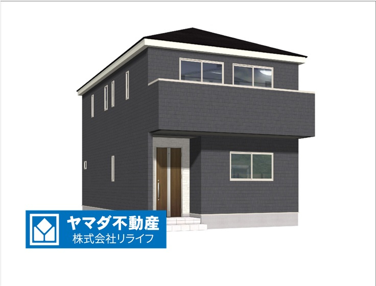 クワイエ　大垣市綾野町第１　全２区画分譲の外観|■2号棟
■YAMADA電機の　ヤマダ不動産　株式会社リライフ　大垣店■
耐震性能・制震性能を備えたおうち！
震度７の揺れに鍛えられた、建築基準法の1.5倍の壁量と制振装置（SAFE365）を完備