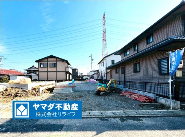 クワイエ　大垣市綾野町第１　全２区画分譲の外観|「現地（2025年11月4日）撮影」　
■外観写真　
■ヤマダ不動産　株式会社リライフ　