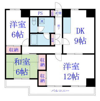 【間取り】 | サニーパレス南