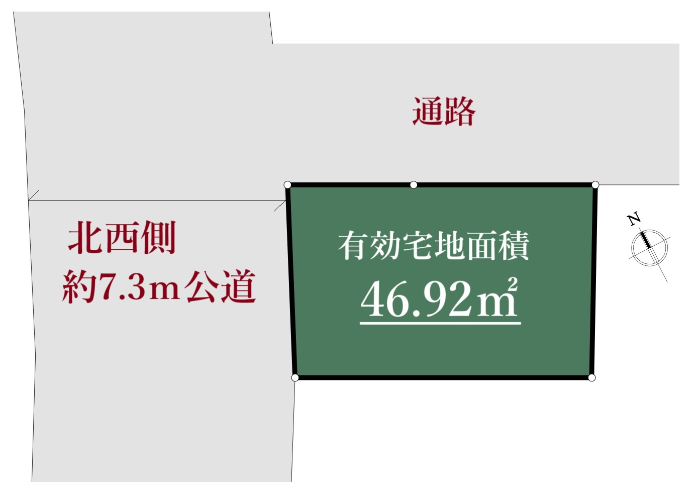 和光白子2丁目 限定1棟の区画図