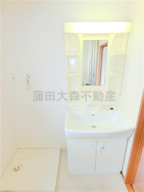 ウイングピア美園の洗面所|洗面脱衣所　独立洗面台　洗濯機置き場