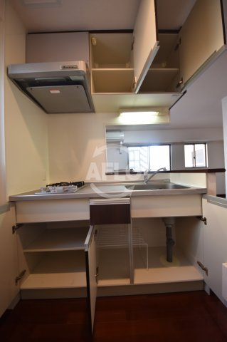 プランドール江戸堀のキッチン|プランドール江戸堀　カウンターキッチン