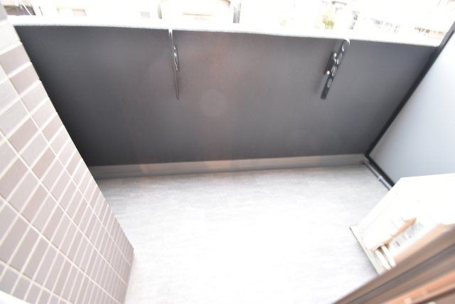 グランカリテ大正ドマーニのバルコニー