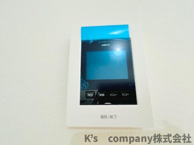 茅ヶ崎市高田1丁目　新築戸建　2号棟のセキュリティ|訪問者の顔が確認できるモニター付きインターフォン☆