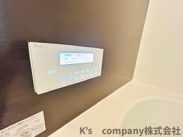 茅ヶ崎市高田1丁目　新築戸建　2号棟の設備|ボタン一つでお風呂が沸かせる追い焚き機能付き☆