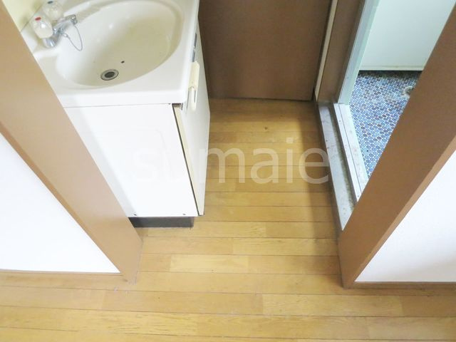 コーポ泉の内装|洗面脱衣所。