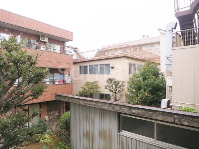 コーポ泉の展望|バルコニーからの景色です。