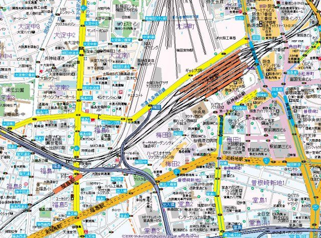 【地図】 | エスリード福島駅前第２