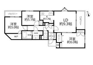 【間取り】 | サーパス武蔵浦和