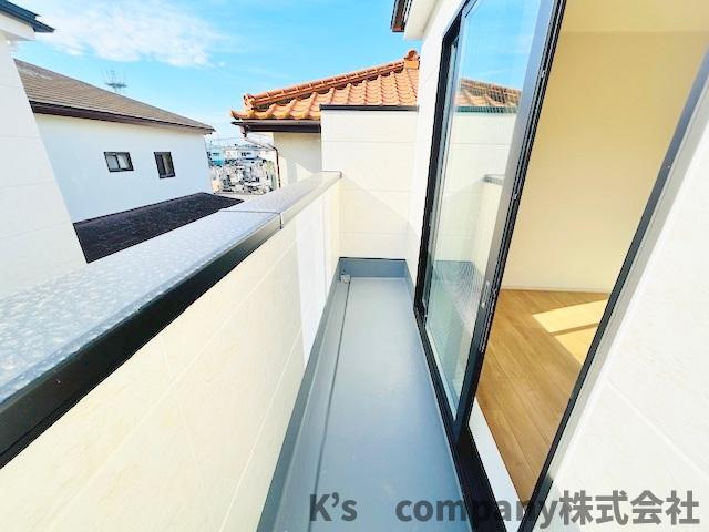 茅ヶ崎市高田1丁目　新築戸建　3号棟のバルコニー|バルコニー☆