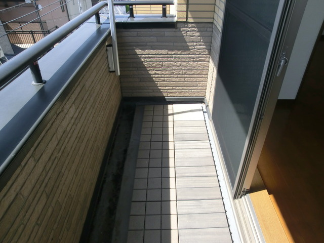 北小岩パレスのバルコニー|南に面したバルコニーです。