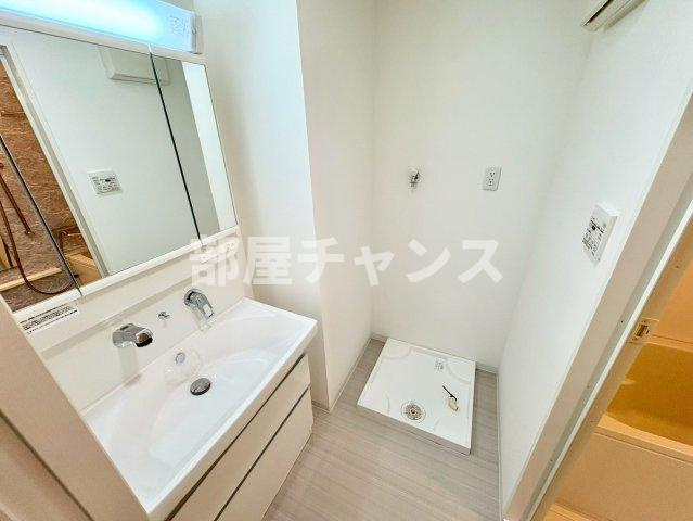 Wコート城西の独立洗面台