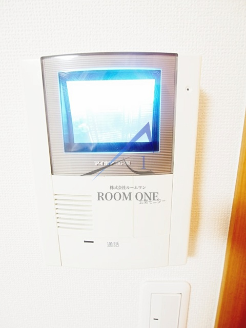 カーサ藤崎のセキュリティ|モニター付きインターホンです。