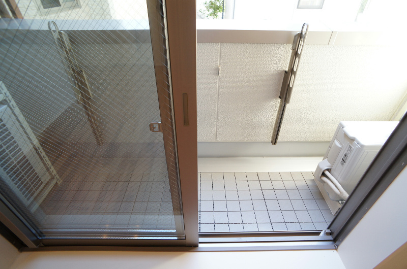 レーヴマニフィック平井のバルコニー|バルコニーは南西向き♪