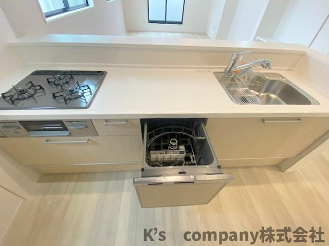 茅ヶ崎市高田1丁目　新築戸建　4号棟のキッチン|同施工例