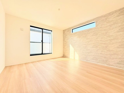 【洋室】 | ◆◇横浜市青葉区荏田西　新築一戸建て　4号棟◇◆ | ◆柔らかい陽光が差し込む明るいお部屋を演出する設計。彩光の取れる窓が気持ちの良いお部屋を創り上げます。