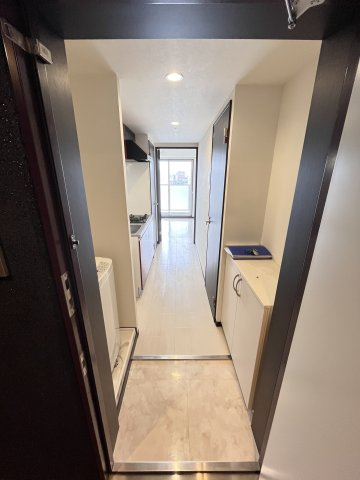 大阪市都島区毛馬町１丁目の賃貸マンションの玄関