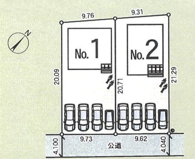 桐生市相生町の区画図