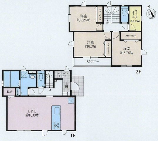 【間取り】 | ◆◇横浜市青葉区荏田西　新築一戸建て　2号棟◇◆