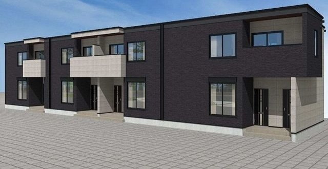 メゾン　ノブレスの外観パース|外観パースです。