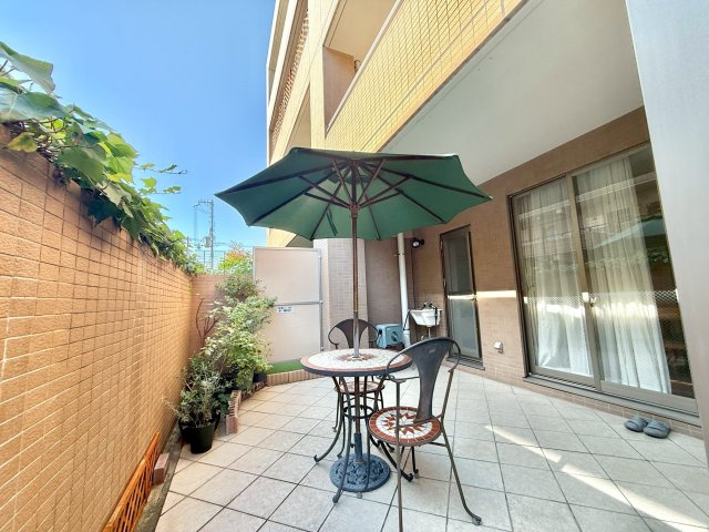東急ドエル・アルス住吉本町グランスティージュのその他|20.80㎡のテラス　スロップシンクがありガーデニングにも適した空間です。