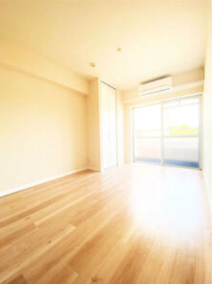 【洋室】 | マンションかねき | 5.6帖フローリング、エアコン付き☆