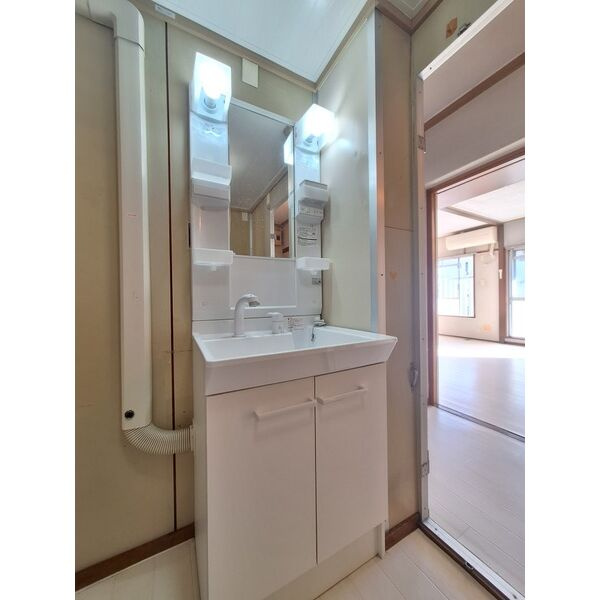 岩成台西団地分譲住宅510棟の洗面所