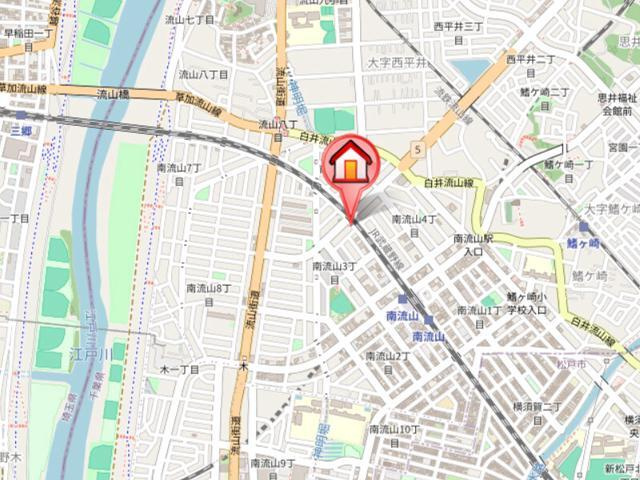 メグリオ南流山の地図