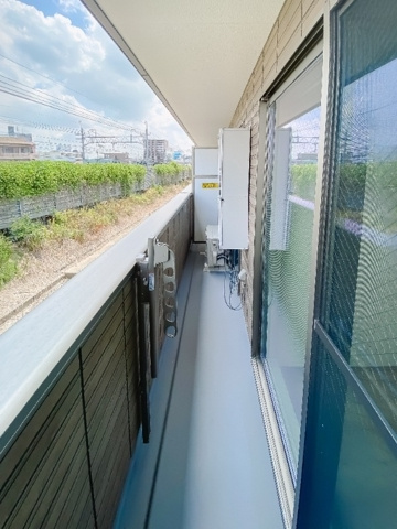 メグリオ南流山のバルコニー