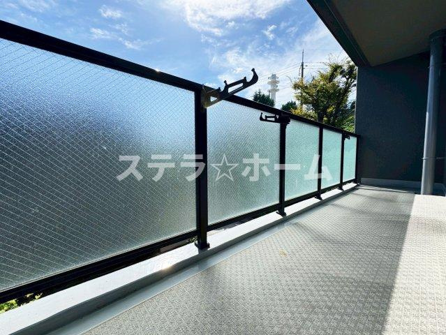 南春日丘プライムタウンB棟のバルコニー|陽当たり良好なバルコニーです