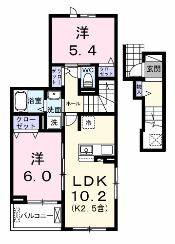 エールアンの間取り