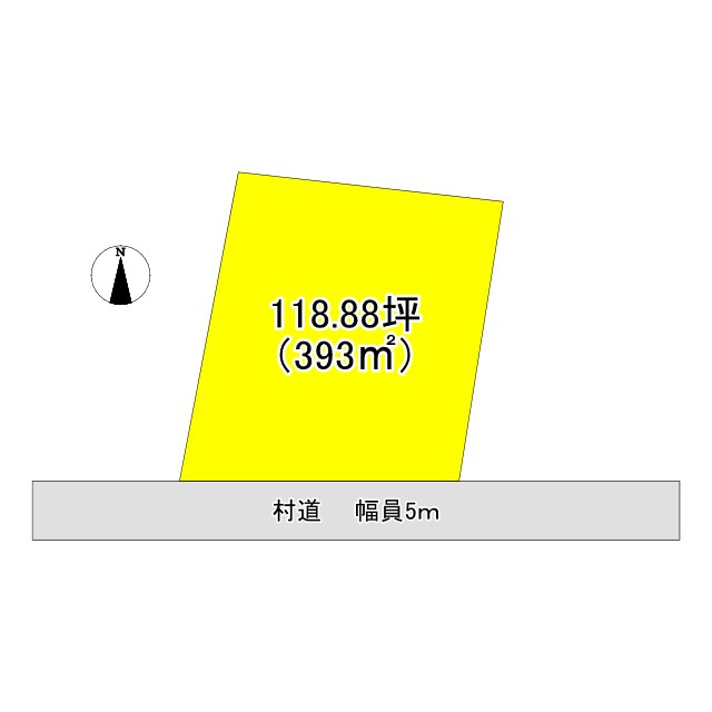 売地　東海村石神内宿の土地図|118.88坪
