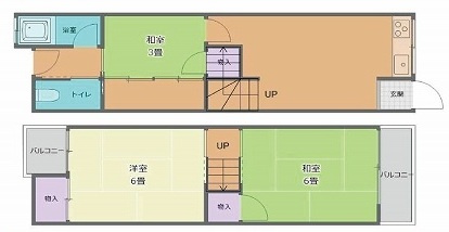 旭区今市２丁目　中古テラスハウスの画像