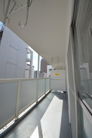 ハイツ西翠苑の庭|広いバルコニー