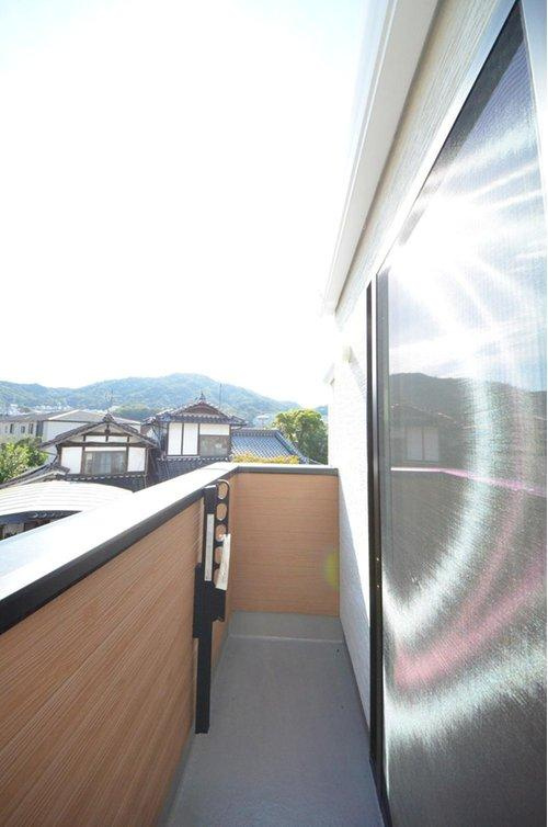 戸坂数甲2丁目のバルコニー|南向きのバルコニー