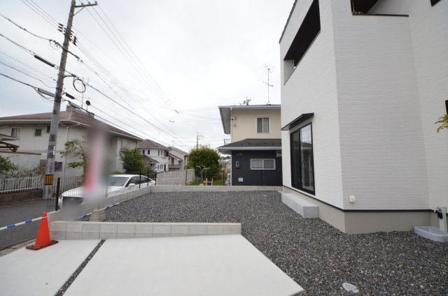 阿品台五丁目の庭|広い庭スペースもあります