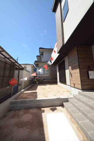 前空三丁目の庭|庭スペースもあります