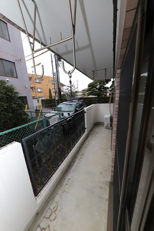 サムソンコートのバルコニー