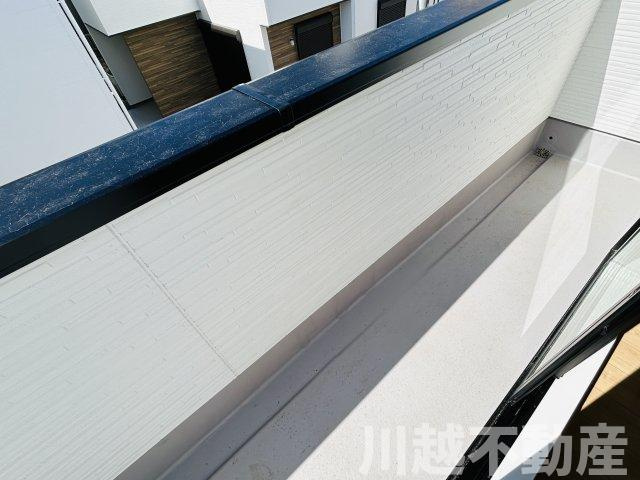 閑静な住宅地、徒歩15分以内に小中学校のバルコニー|迅速・確実・丁寧な対応を心かげています