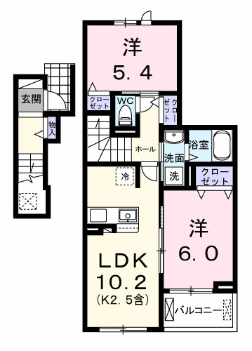 エールアンの間取り