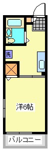 シティハイム　グローリアⅡの間取り